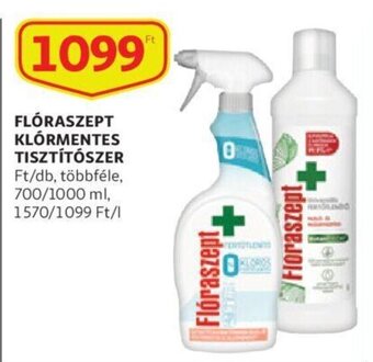 Auchan Flóraszept klórmentes tisztítószer 700/1000 ml ajánlat