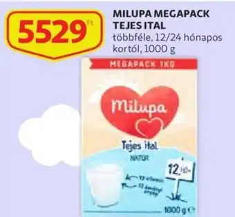 Auchan Milupa Megapack tejes ital 1000 g ajánlat