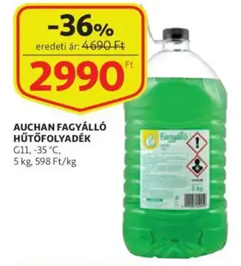 Auchan Fagyálló hűtőfolyadék 5 kg