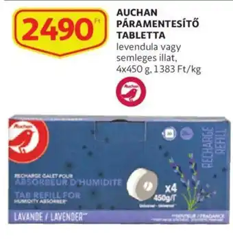 Auchan Auchan Páramentesítő tabletta 4x450 g ajánlat