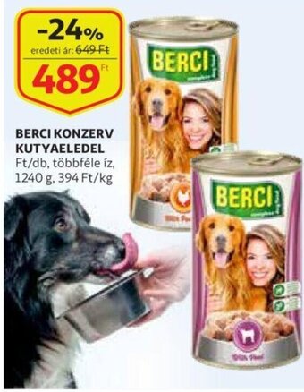 Berci konzerv kutyaeledel 1240 g