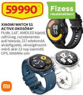 Auchan Xiaomi Watch s1 active okosóra 1 db ajánlat