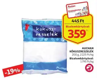 Auchan Auchan Kókuszreszelék 200 g ajánlat