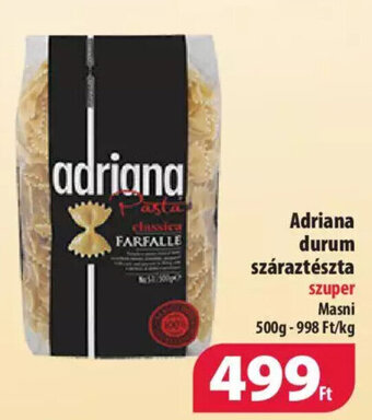 Coop Adriana durum száraztészta 500 g ajánlat