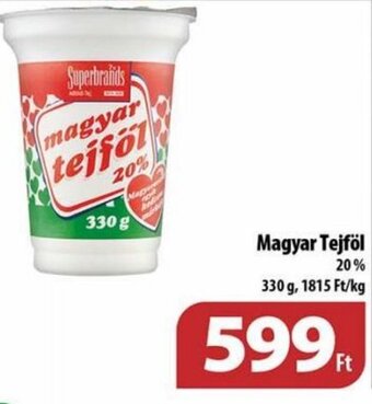 Coop Magyar tejföl 20% 330g ajánlat