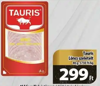 Coop Tauris Löncs szeletelt 80 g ajánlat
