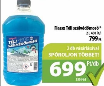 Flassx Téli szélvédőmosó 2l