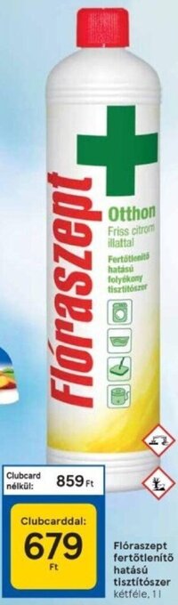 Tesco Flóraszept fertőtlenítő hatású tisztítószer 1l ajánlat