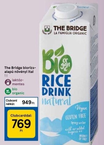 Tesco The Bridge biorizsalapú növényi ital 1 l ajánlat