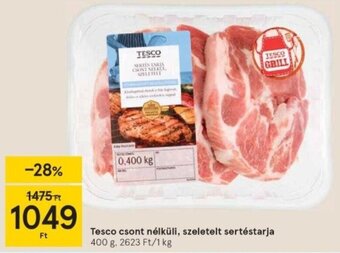 Tesco Tesco csont nélküli, szeletelt sertéstarja 400 g ajánlat