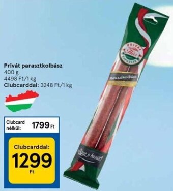 Tesco Privát parasztkolbász 400 g ajánlat
