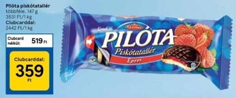 Tesco Pilóta piskótatallér 147 g ajánlat