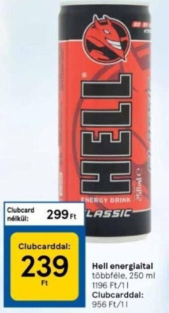 Tesco Hell energiaital 250ml ajánlat
