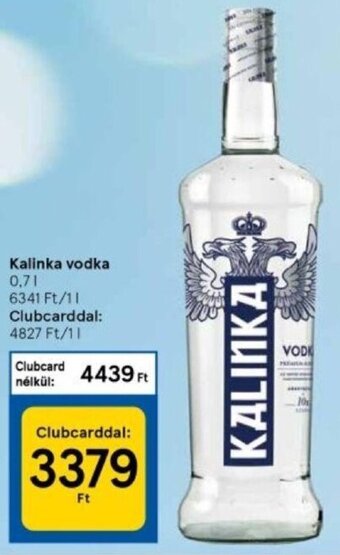 Tesco Kalinka vodka 0,7 l ajánlat