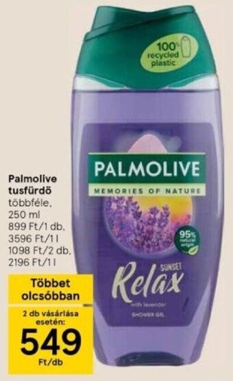 Tesco Palmolive Tusfürdő 250 ml ajánlat