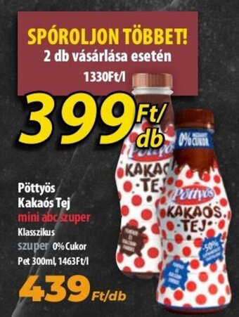 Coop Pöttyös kakaós tej 300ml ajánlat