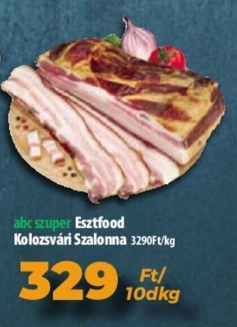 Coop Esztfood kolozsvári szalonna 10dkg ajánlat