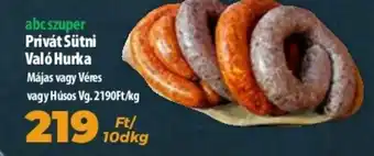 Privát Sütni való hurka 10 dkg