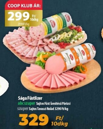 Coop Sága Füstlizer 10 dkg ajánlat