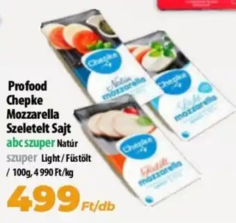 Coop Profood Chepke Mozzarella szeletelt sajt 100 g ajánlat