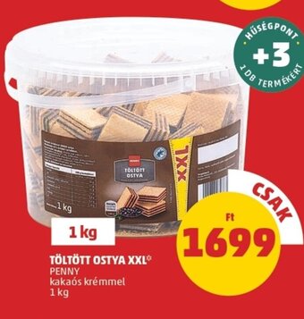 PENNY Penny töltött ostya xxl 1kg ajánlat