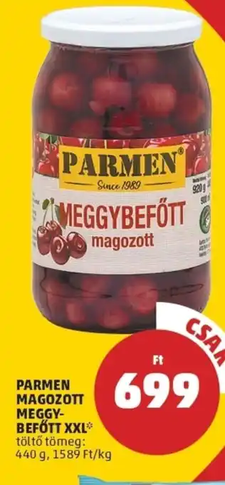 PENNY Parmen magozott meggy-befőtt xxl 440g ajánlat