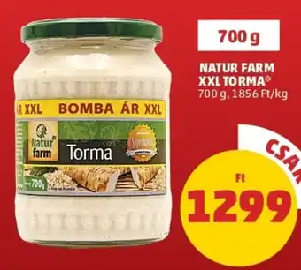 PENNY Natur farm xxl torma 700g ajánlat