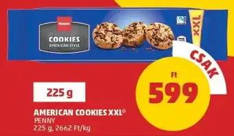 PENNY Penny american cookies xxl 225g ajánlat