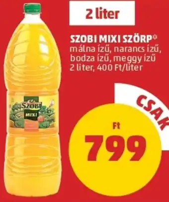 PENNY Szobi mixi szörp 2l ajánlat