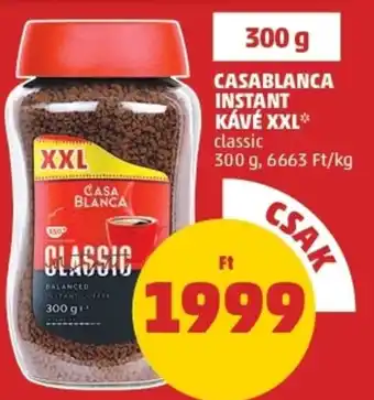 PENNY Casablanca instant kávé xxl 300g ajánlat