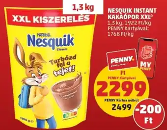 PENNY Nestle nesquik instant kakaópor xxl 1.3kg ajánlat