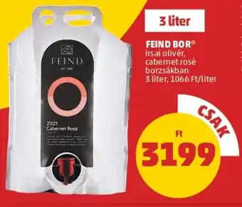 PENNY Feind bor 3l ajánlat