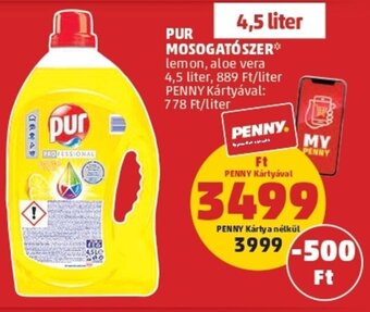 PENNY Pur mosogatószer 4.5l ajánlat