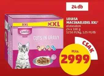 PENNY Louisa macskaeledel xxl 24 x 100g ajánlat
