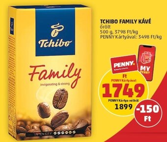 PENNY Tchibo family kávé 500g ajánlat