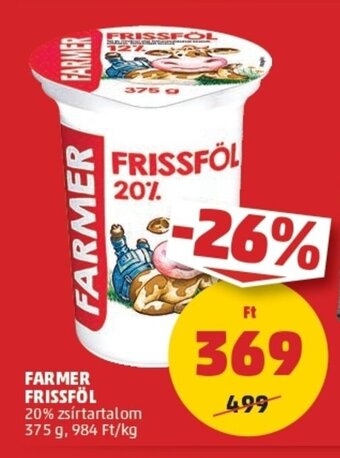 PENNY Farmer frissföl 375g ajánlat