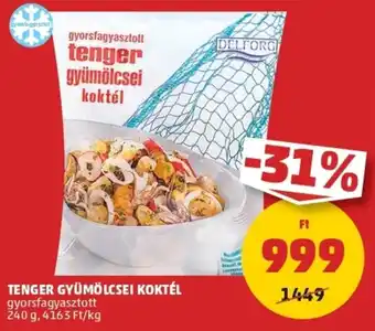 PENNY Tenger gyümölcsei koktél 240g ajánlat
