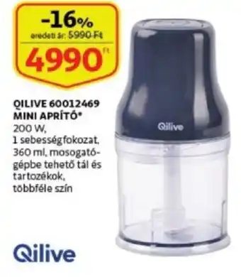 Auchan Qilive 60012469 mini aprító 200w ajánlat