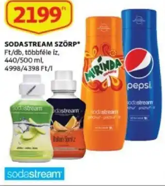 Auchan Sodastream szörp 440/500ml ajánlat