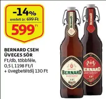Auchan Bernard sör 0.5l ajánlat