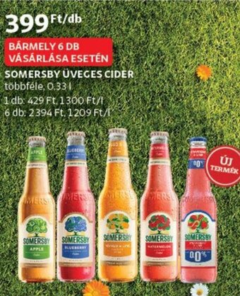 Auchan Somersby üveges cider 0.33l ajánlat