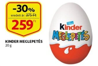 Auchan Kinder meglepetés 20g ajánlat