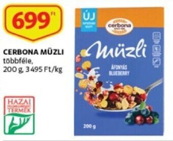 Auchan Cerbona müzli 200g ajánlat