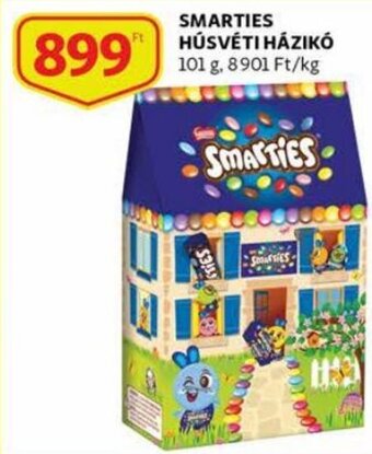 Auchan Smarties húsvéti házikó 101g ajánlat