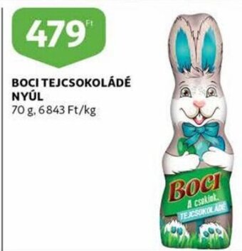 Auchan Boci tejcsokoládé nyúl 70g ajánlat