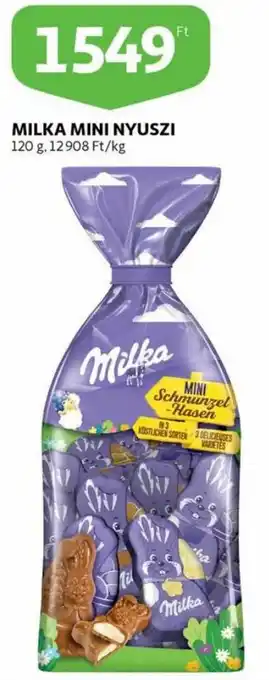 Auchan Milka mini nyuszi 120g ajánlat