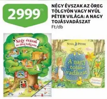 Auchan Négy évszak az öreg tölgyön vagy nyúl péter világa a nagy tojásvadászat 1 db ajánlat
