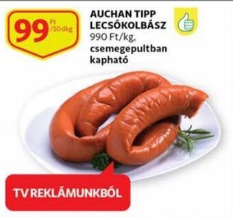 Auchan Auchan Tipp Lecsókolbász 10 dkg ajánlat