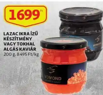 Lazac ikra ízű készítmény vagy tokhal algás kaviár 200 g
