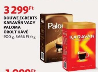 Auchan Douwe egberts karaván vagy paloma őrölt kávé 900 g ajánlat